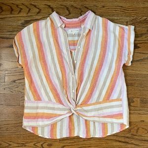 NEW short sleeved button down